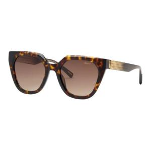 Ацетатные солнцезащитные очки неправильной формы для женщин в цвете Tortoiseshell Chopard, tortoiseshell