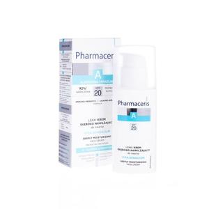 Легкий, глубоко увлажняющий крем для лица, SPF 20, 50 мл Pharmaceris, A