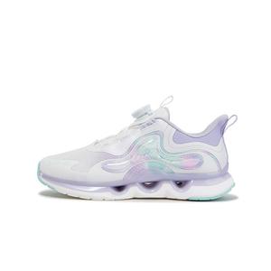 XTEP Кроссовки детские с низким верхом, противоскользящие, износостойкие, белые, фиолетовые