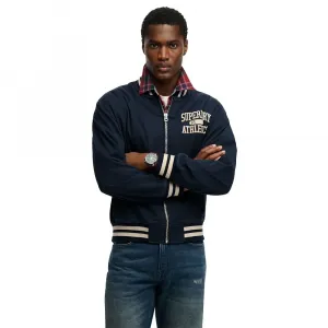 Куртка-бомбер Superdry Twill Varsity, синий