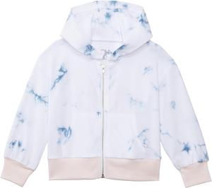 Худи Chaser Kids Mermaid Shell Zip-Up Hoodie, цвет Sky Blue Tie Dye