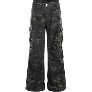 ZIAREL Джинсы Unisex Army Green Moderate Straight Fit