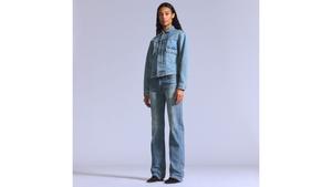 Женские джинсы Japan Selvedge Plank Straight Fit Levi's, Dingy - Medium Wash