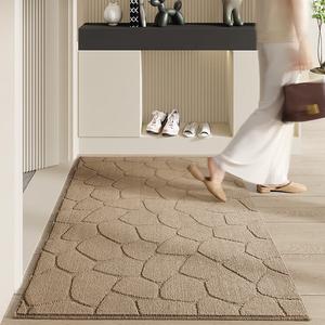 Dajiang Ковер 61х92 см для входа, Ailuya Deep Beige, уличный, утолщенный, износостойкий, для удаления песка и пыли, без ухода