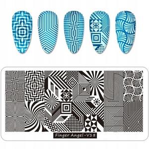 Пластина для штампа для ногтей, Tojato