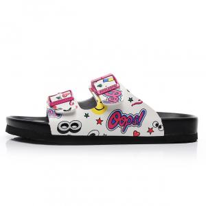 Шлепанцы унисекс Golofi, цвет Black Rose 101pu