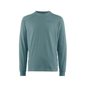 Футболка Klättermusen с длинным рукавом из хлопка Klattermusen, синий