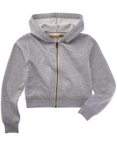 Винтажный выгоревший кроп-худи Гавана Vintage Havana, серый