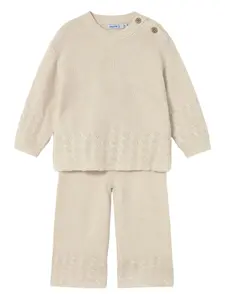 Трикотажный спортивный костюм Mayoral, бежевый