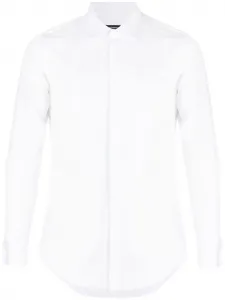Рубашка с потайной застежкой DSQUARED2, белый
