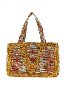 Большая сумка-тоут Viva Superstar VALENTINO GARAVANI, желтый