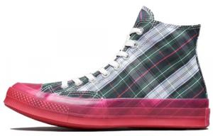 Кеды Converse Chuck Taylor All Star 70 Hi Plaid Translucent Midsole Red