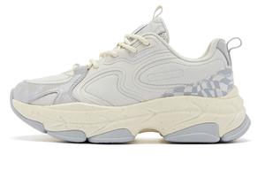 Женские кроссовки Lifestyle с низким верхом Crescent White Beige Qiaodan