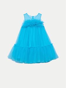 Элегантное платье regular fit 5051 Abel & Lula, бирюзовый