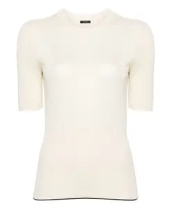 Повседневная футболка с коротким рукавом бежевого цвета Joseph, бежевый