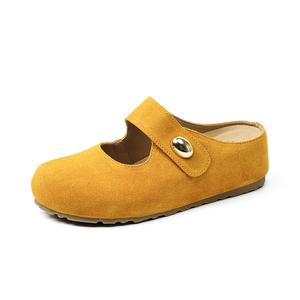 Женские сандалии с закрытым носком из ПВХ и поливинилхлорида, устойчивые к истиранию WESTLINK, Yellow