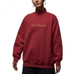 Jordan Флисовый свитшот Flight для женщин красный