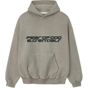 FW25 Holiday 2025 90'S HOODIE Толстовка Мужская Fear Of God Essentials, серый