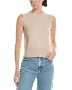 Винс Свитер из шерсти и кашемира Vince, коричневый