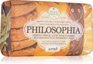 Натуральное мыло-скраб Philosophia с отрубями и гранулами грецкого ореха Nesti Dante, 250 гр
