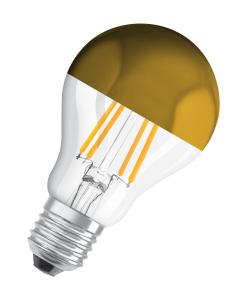 Светодиодная лампочка Osram, 6x10,5 см, золотой