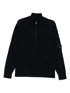 Свитер с нашивкой-логотипом C.P. Company, черный