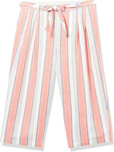 Женские спортивные брюки Tommy Hilfiger в полоску с широкими штанинами, Coral Multi