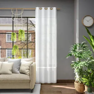 Нейтекс для вас! Штора «Libre-ECO», (1 шт.), устойчивая, ширина 142 см, на заказ Neutex For You!, цвет wollweiß