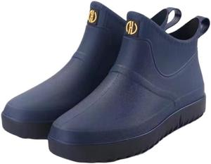 Водонепроницаемые короткие ботинки на шнуровке для женщин - противоскользящая резиновая подошва, идеально подходят для активного отдыха на природе Azttoztto, Navy Blue