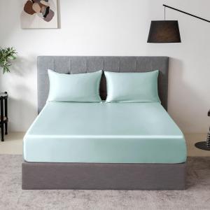 DreamyDestiny Комплект постельного белья Soft-Touch Mulberry Silk Light Blue