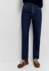 Джинсы прямого кроя Pull&Bear, Mottled Dark Blue