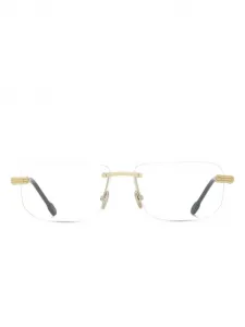 Безободковые очки с прямоугольной оправой Godron Fred, золотистый
