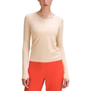 Swiftly Tech футболка с рукавом реглан для женщин Lululemon, summer sunshine/белый/summer sunshine/wht