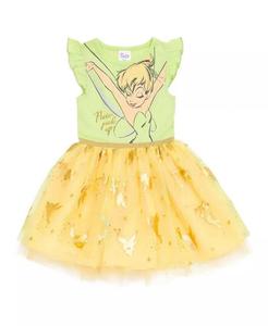 Платье из тюля «Рая и последний дракон» для девочек «Холодное сердце: кошмар перед Рождеством» Disney, зеленый