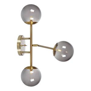 Настенный светильник Markslöjd Trinity цвет messing/schwarz