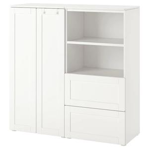 Комбинация для хранения SMÅSTAD/PLATSA IKEA, 120x42x123 см, цвет white