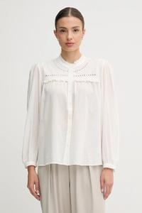 Хлопковая рубашка Hoss Intropia, белый