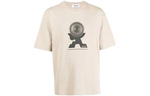 Футболка с графическим принтом Sound AMBUSH, бежевый