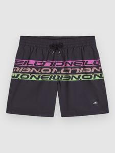 Пляжные шорты O'Neill Cali Stripe 14″ Kids Boardshorts, black upside down