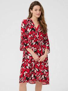Hera Floral платье-туника ярусами из LENZING ECOVERO Viscose KAFFE, Red/Multi