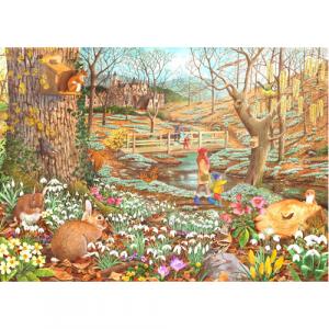 Пазлы Snowdrop Walk Big 500 Puzzle