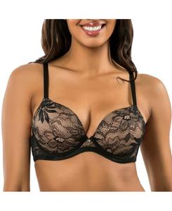 Женский кружевной бюстгальтер Luxlacy, черный, размер 40H PARFAIT, Black