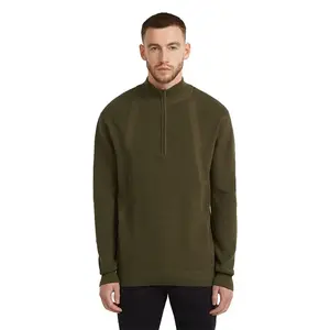 Свитер G-Star Structure half zip, зеленый