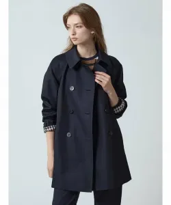 Тренч А-силуэта Aquascutum Women, цвет Navy