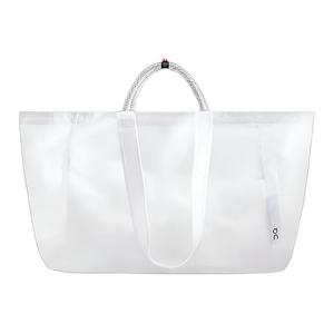 On Кожаная наплечная сумка унисекс белая, White