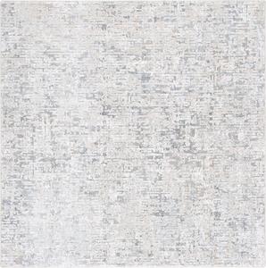 Ковер SAFAVIEH, 201 x 201 см, Webster Collection, Grey & Beige, дизайн Distressed Viscose, идеален для помещений с высокой проходимостью в гостиной, спальне (WBS310G)