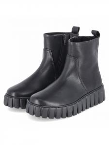Ботинки без застежек черного цвета Gabor