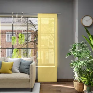 Нейтекс для вас! Раздвижная штора «Libre-ECO», (1 шт.), экологичная, на заказ Neutex For You!, желтый