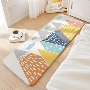 Dajiang Ковер 80х160 см из флиса для спальни/детской, зимний утепленный, дизайн Colorful Journey, низкое осыпание