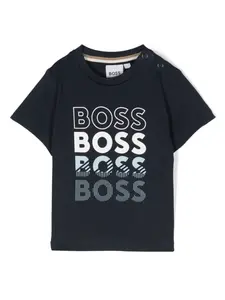 Футболка с логотипом Boss Kidswear, синий